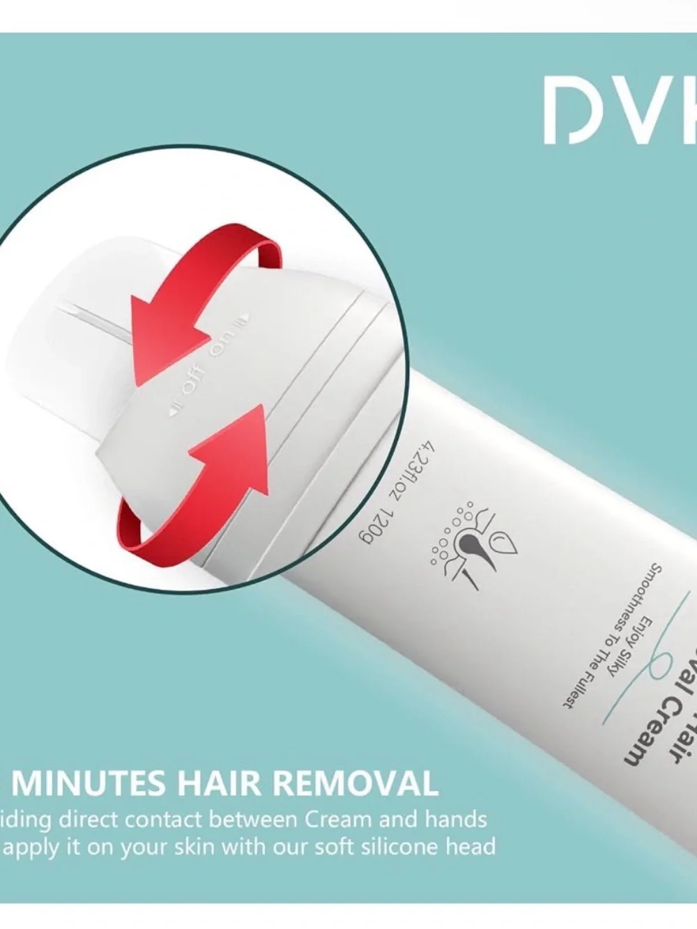 NWT DVK Beauty Hair Removal Cream 4.23 fl oz